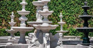 chafarizes ornamentais para jardins monumentais