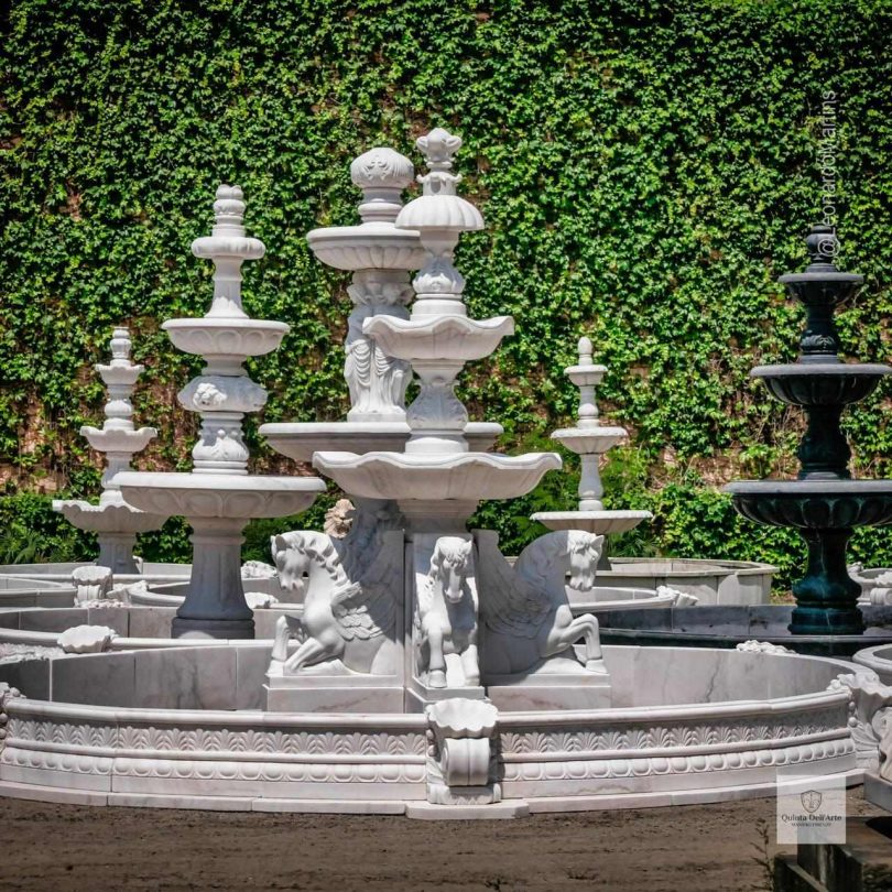 chafarizes ornamentais para jardins monumentais